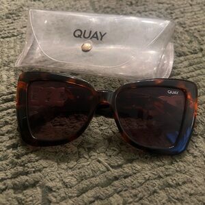 Quay Australia Brown/neutral tortoise Sunglasses